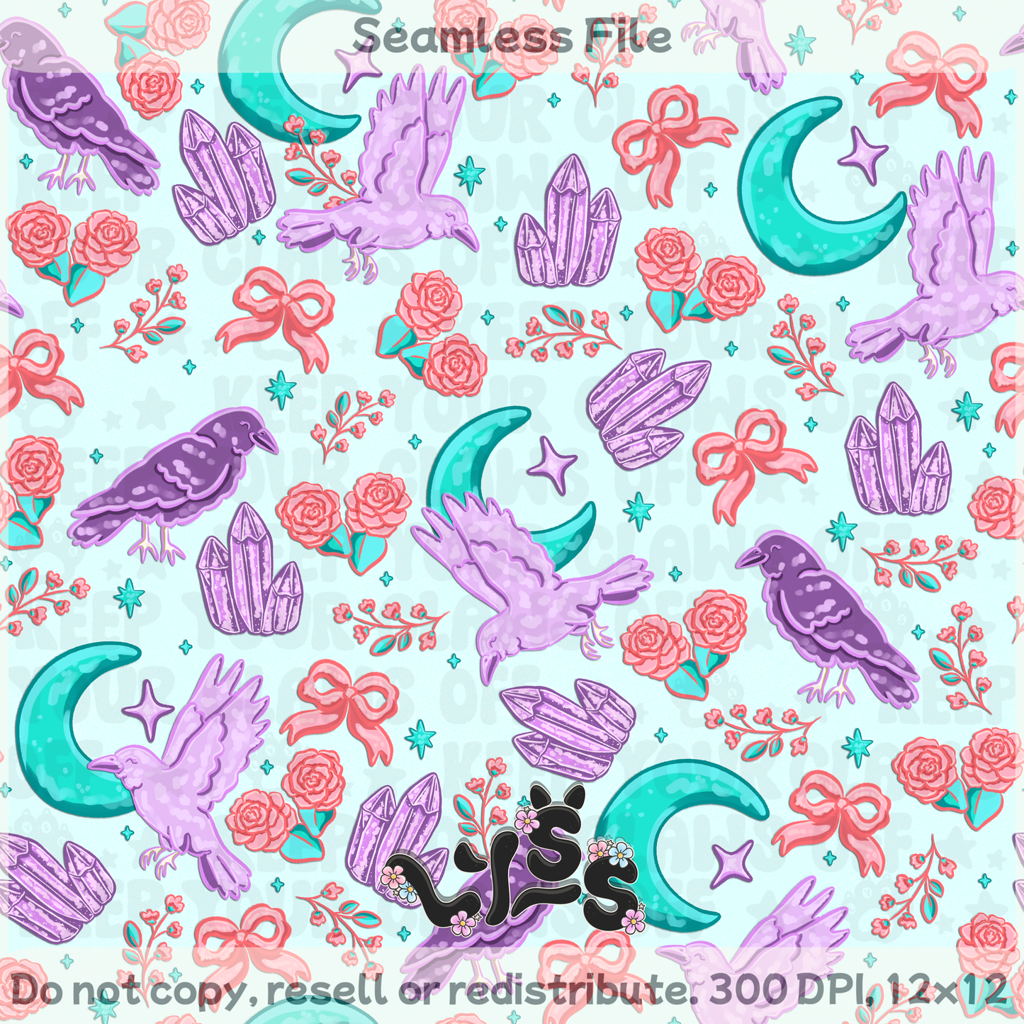 2026 - Lyss Doodles - Seamless - Mystery Files #5 - 26LD015