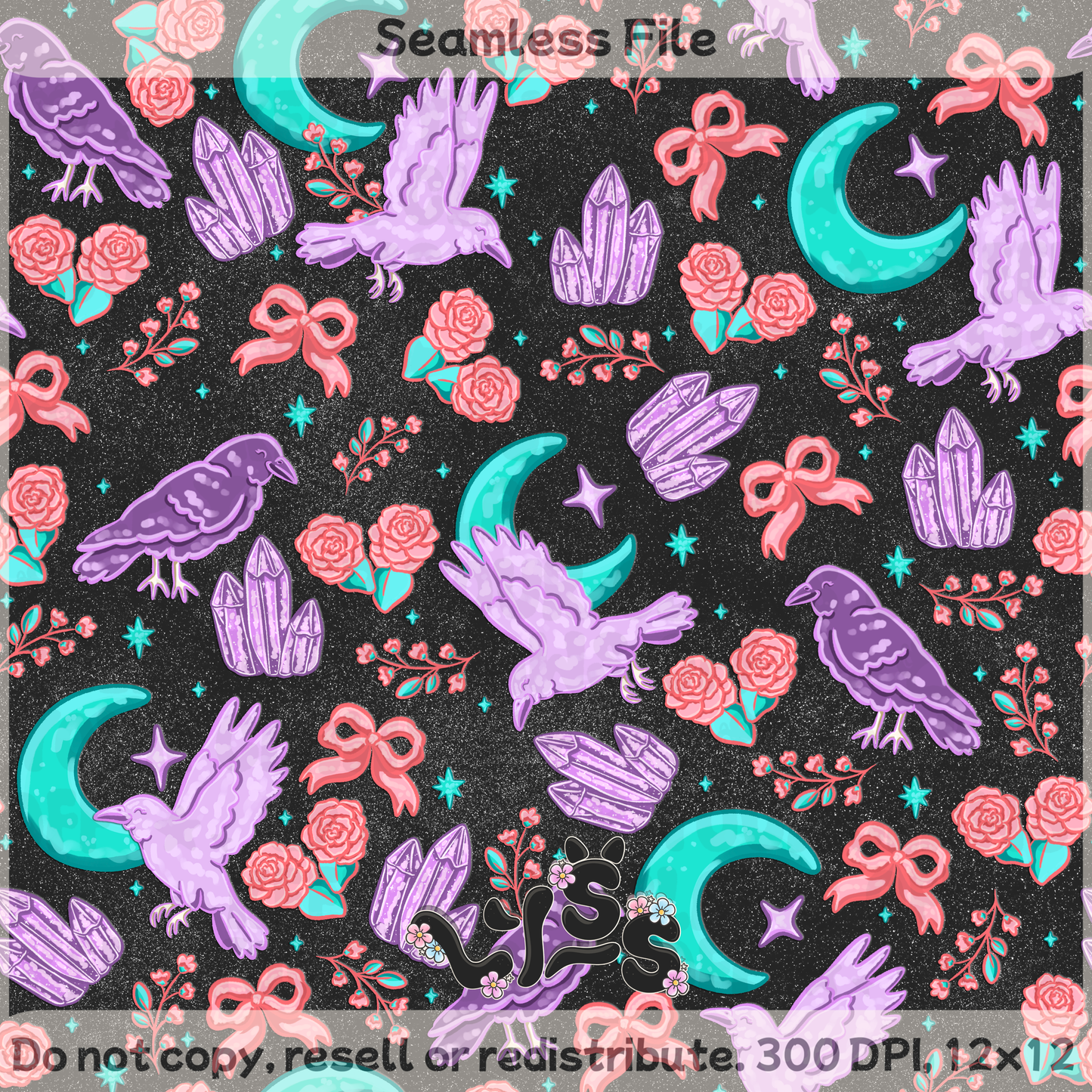 2026 - Lyss Doodles - Seamless - Mystery Files #5 - 26LD015