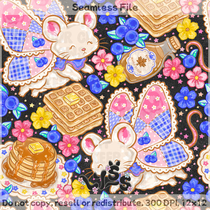 2026 - Lyss Doodles - Seamless - Mystery Files #6 - 26LD016