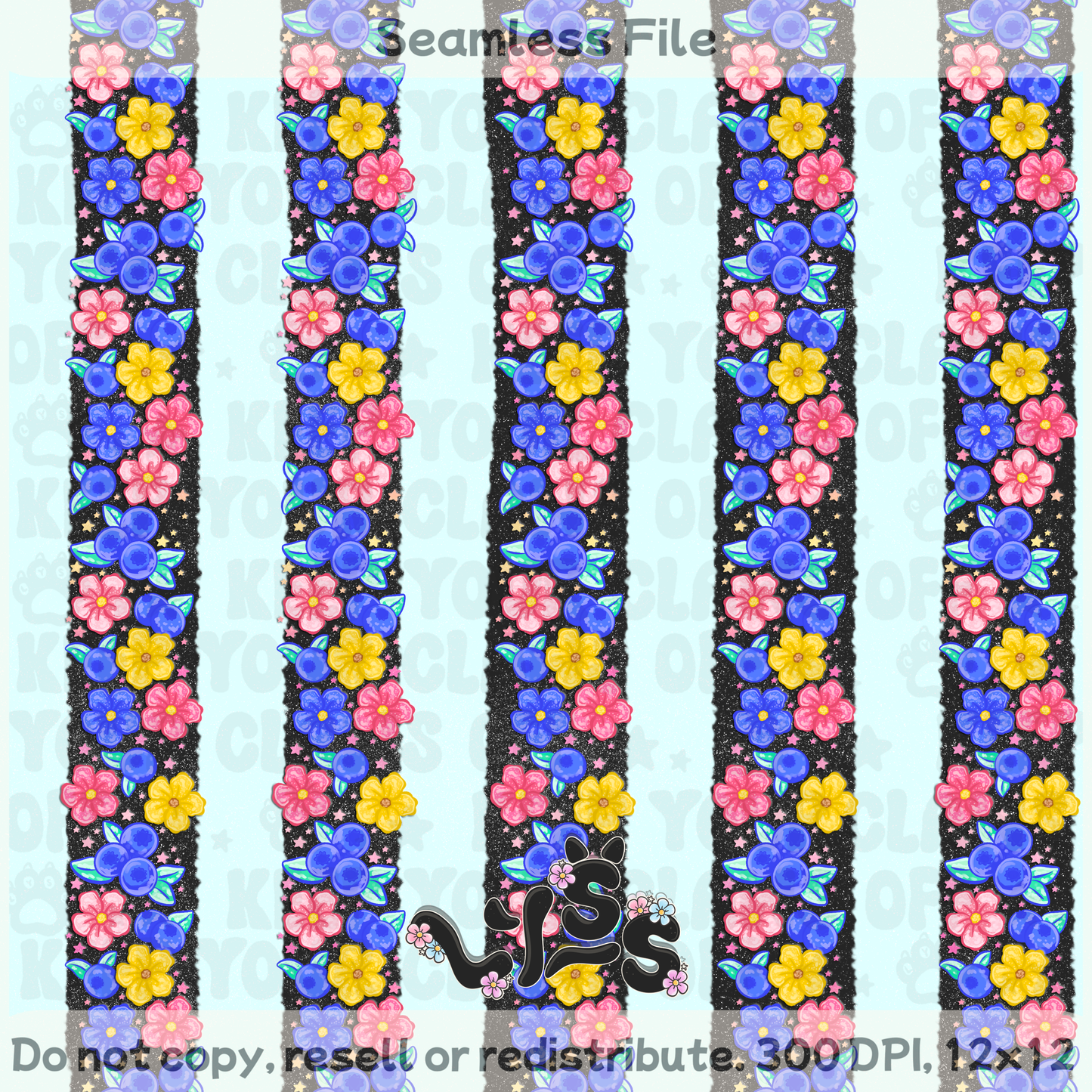 2026 - Lyss Doodles - Seamless Coordinate - Mystery Files #6 - 26LD016