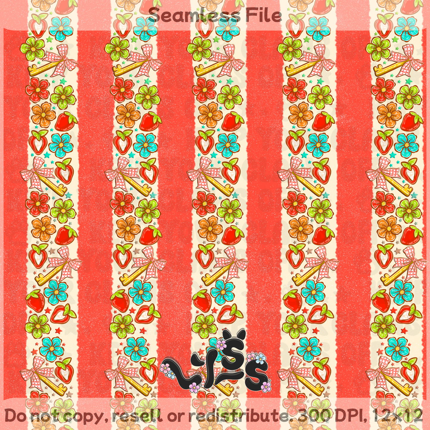 2026 - Lyss Doodles - Seamless Coordinate - Mystery Files #2 - 26LD017