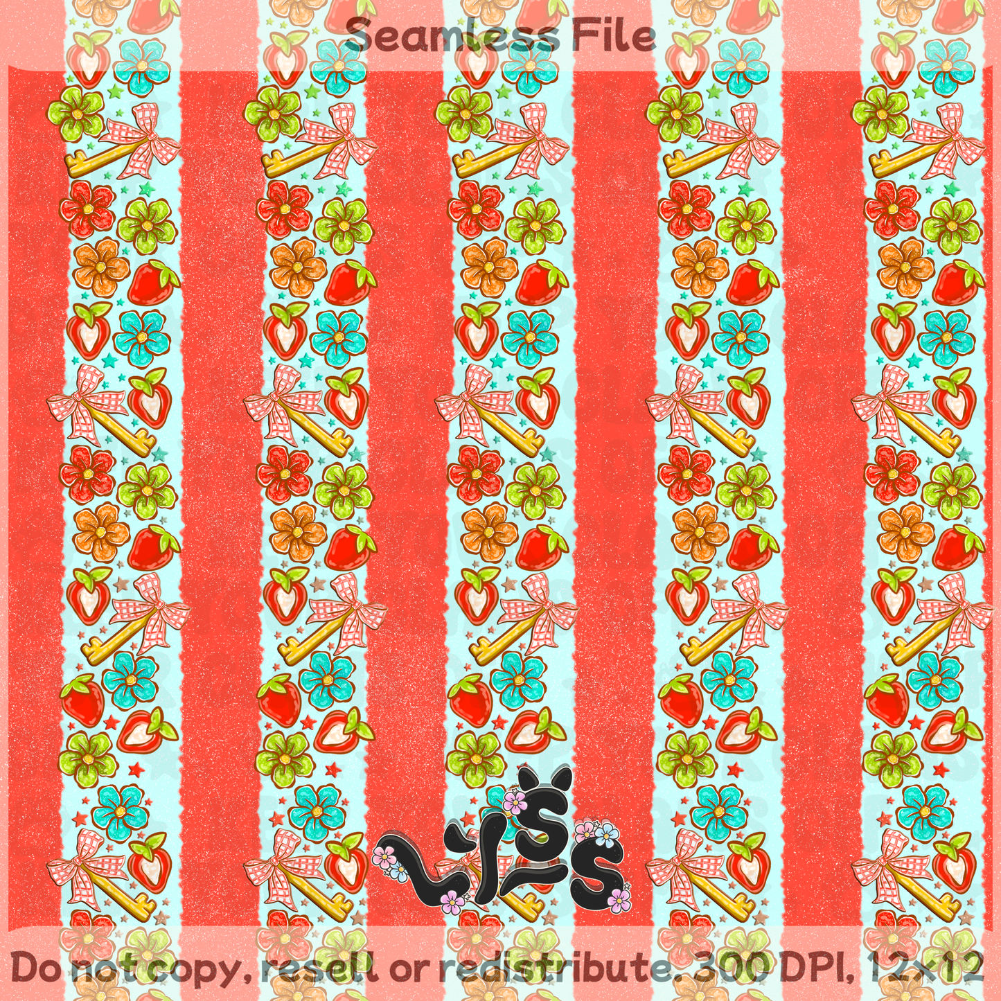 2026 - Lyss Doodles - Seamless Coordinate - Mystery Files #2 - 26LD017
