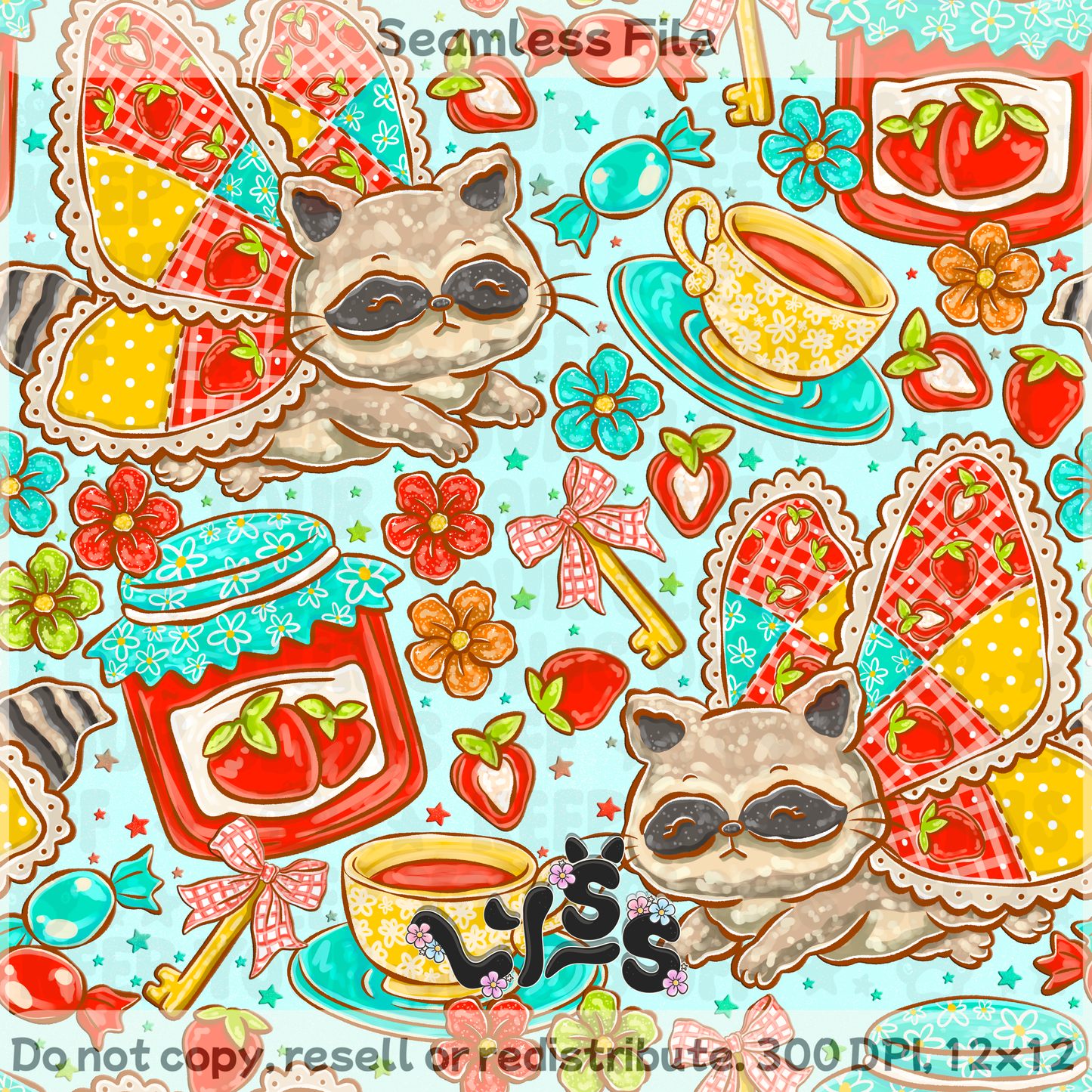 2026 - Lyss Doodles - Seamless - Mystery Files #2 - 26LD017