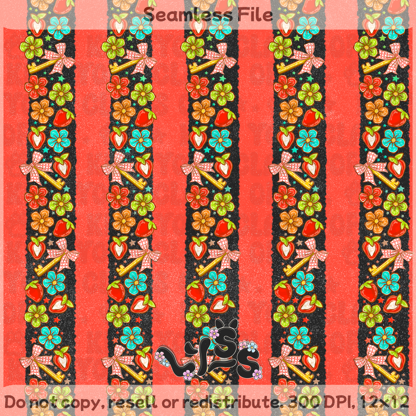 2026 - Lyss Doodles - Seamless Coordinate - Mystery Files #2 - 26LD017