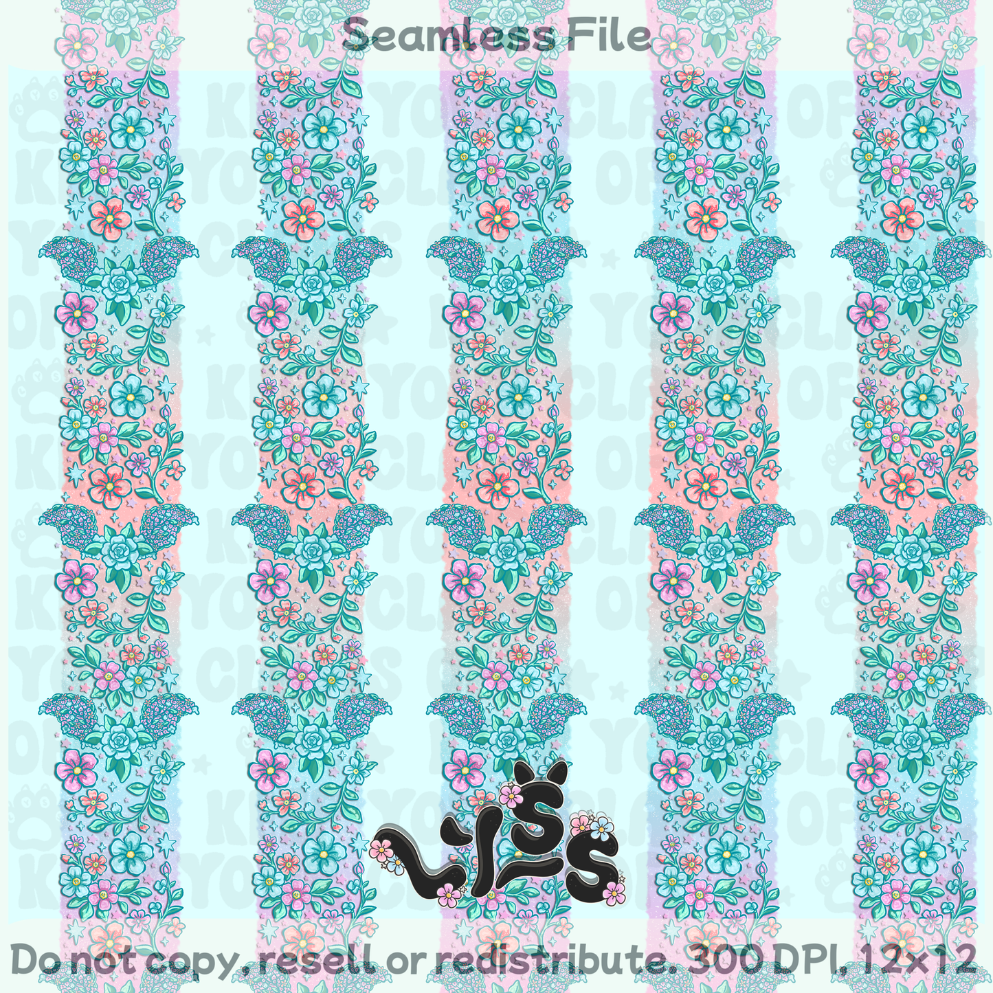 2026 - Lyss Doodles - Seamless Coordinate - Mystery Files #3 - 26LD018