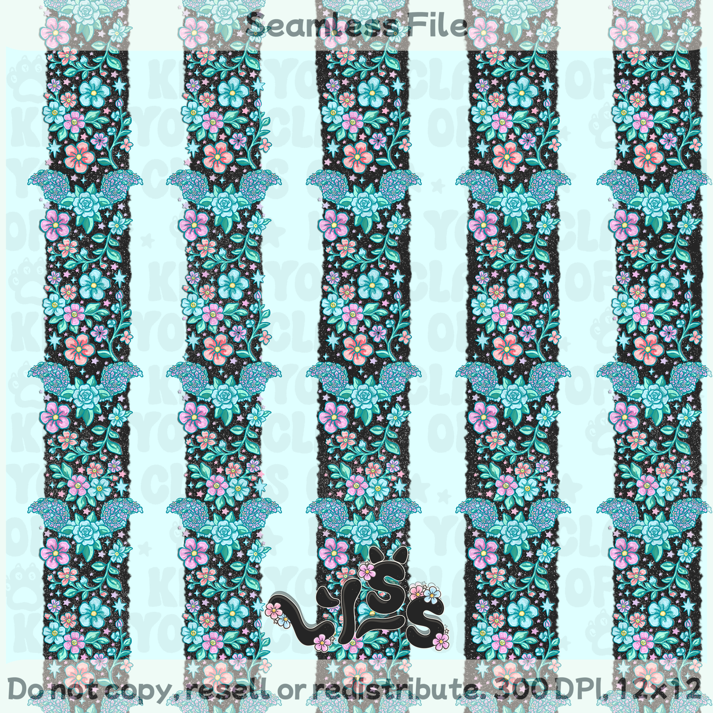 2026 - Lyss Doodles - Seamless Coordinate - Mystery Files #3 - 26LD018