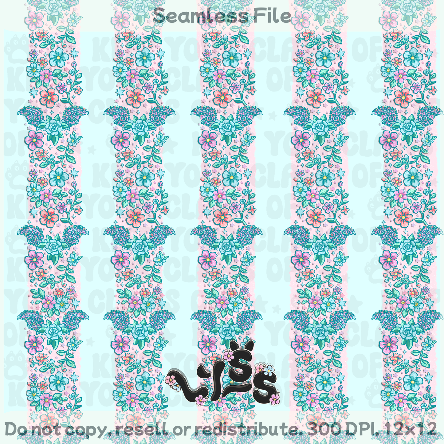 2026 - Lyss Doodles - Seamless Coordinate - Mystery Files #3 - 26LD018