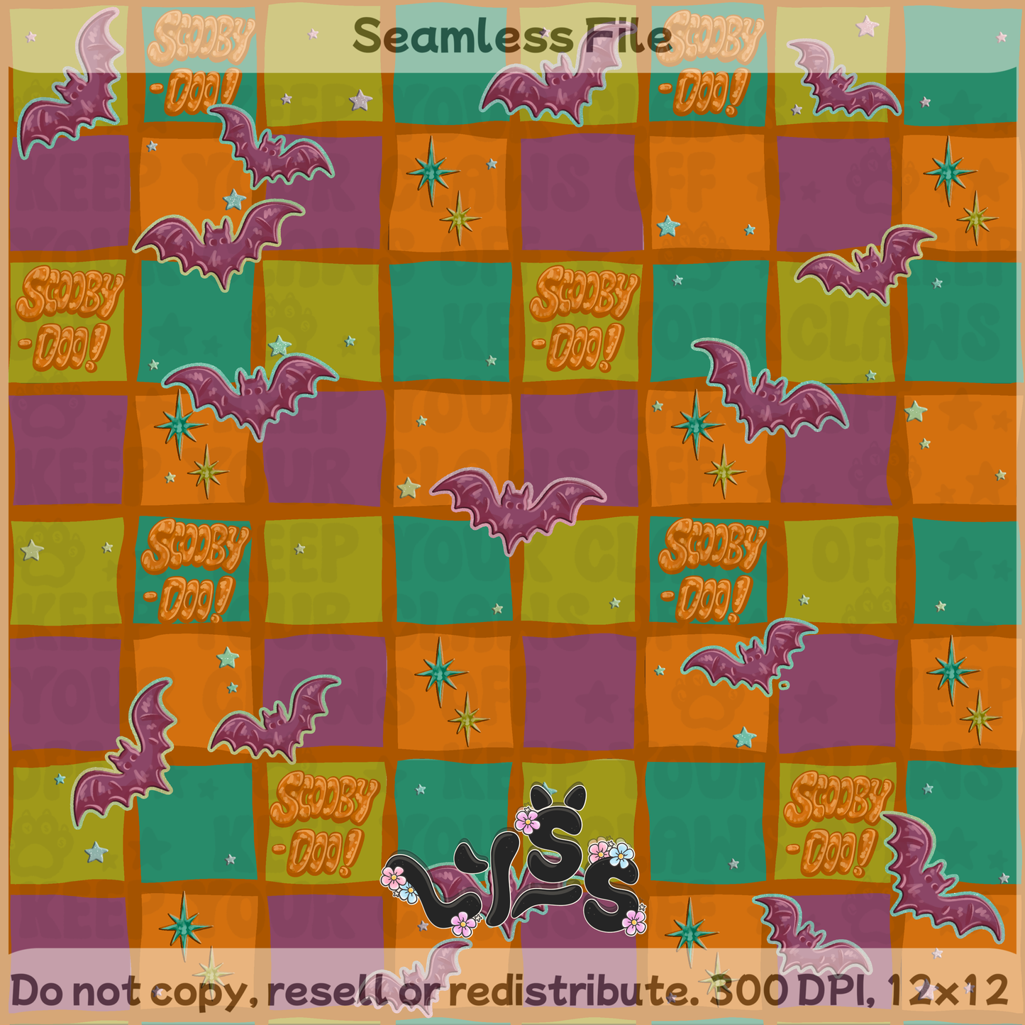 2026 - Lyss Doodles - Seamless Coordinate - 26LD019