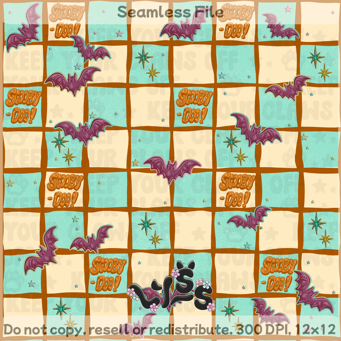 2026 - Lyss Doodles - Seamless Coordinate - 26LD019