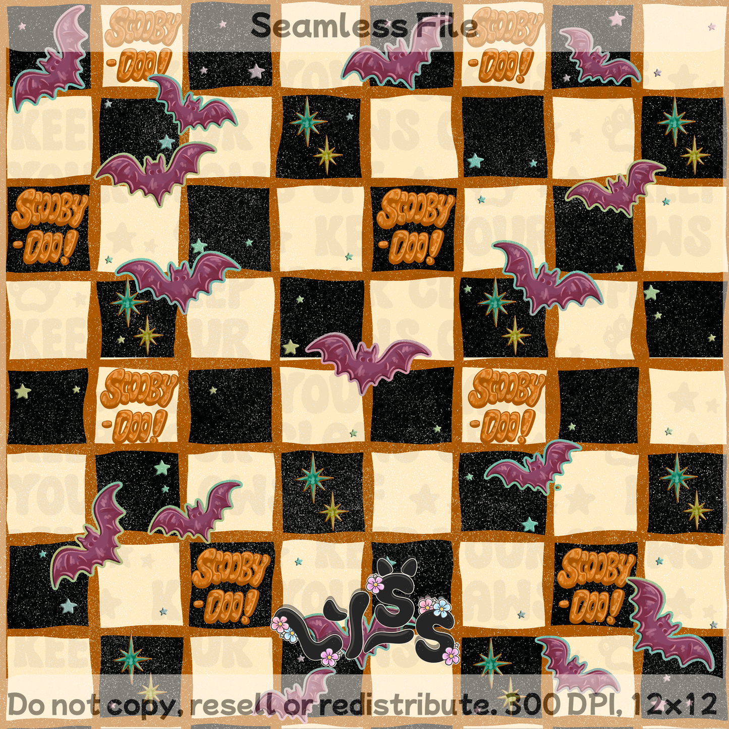 2026 - Lyss Doodles - Seamless Coordinate - 26LD019