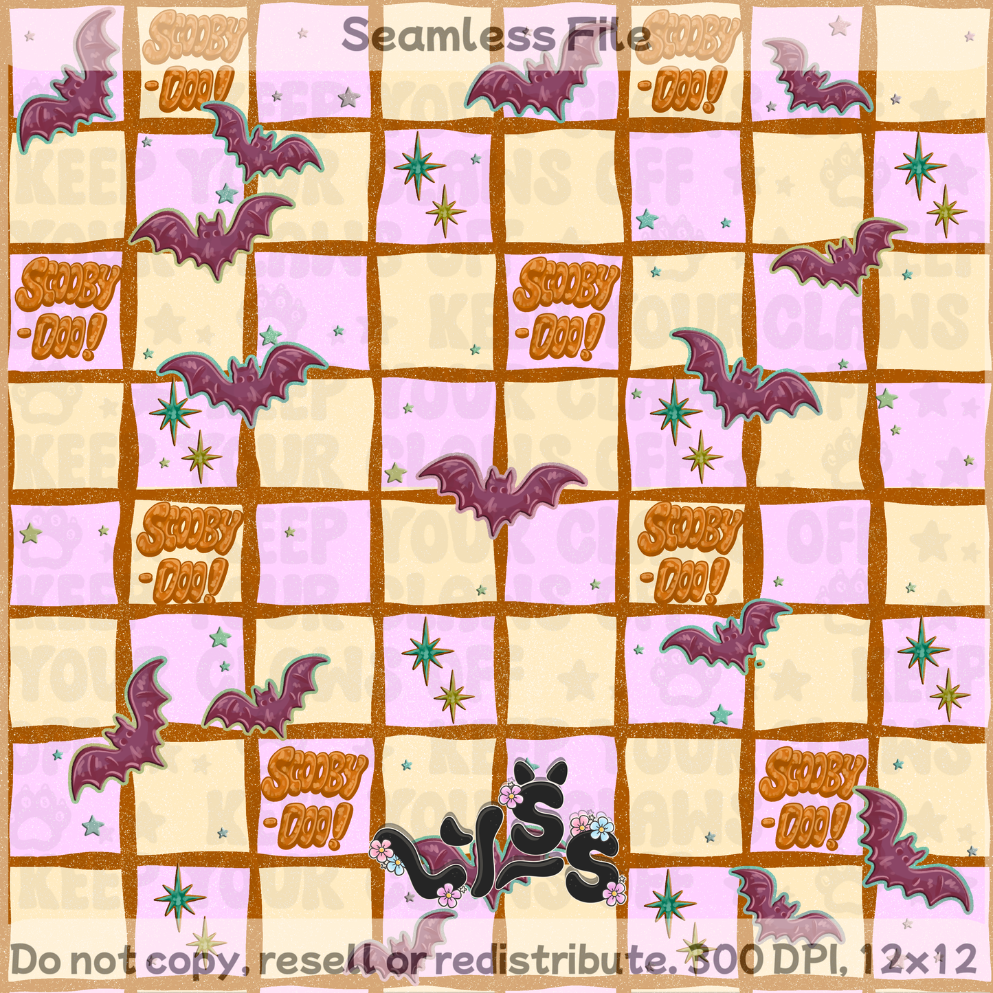 2026 - Lyss Doodles - Seamless Coordinate - 26LD019