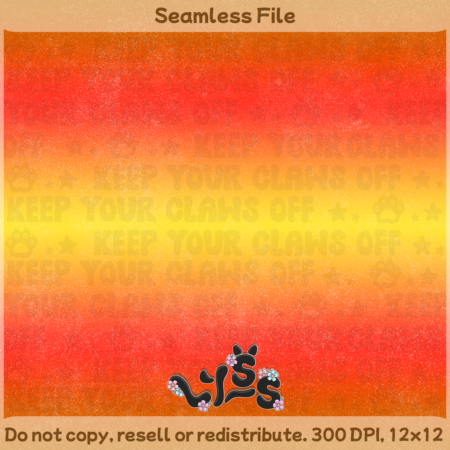 2026 - Lyss Doodles - Seamless Coordinate - 26LD022