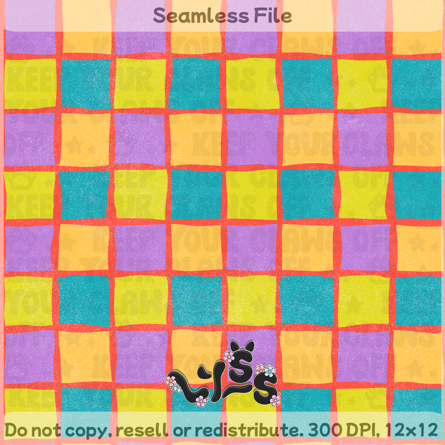 2026 - Lyss Doodles - Seamless Coordinate - 26LD022