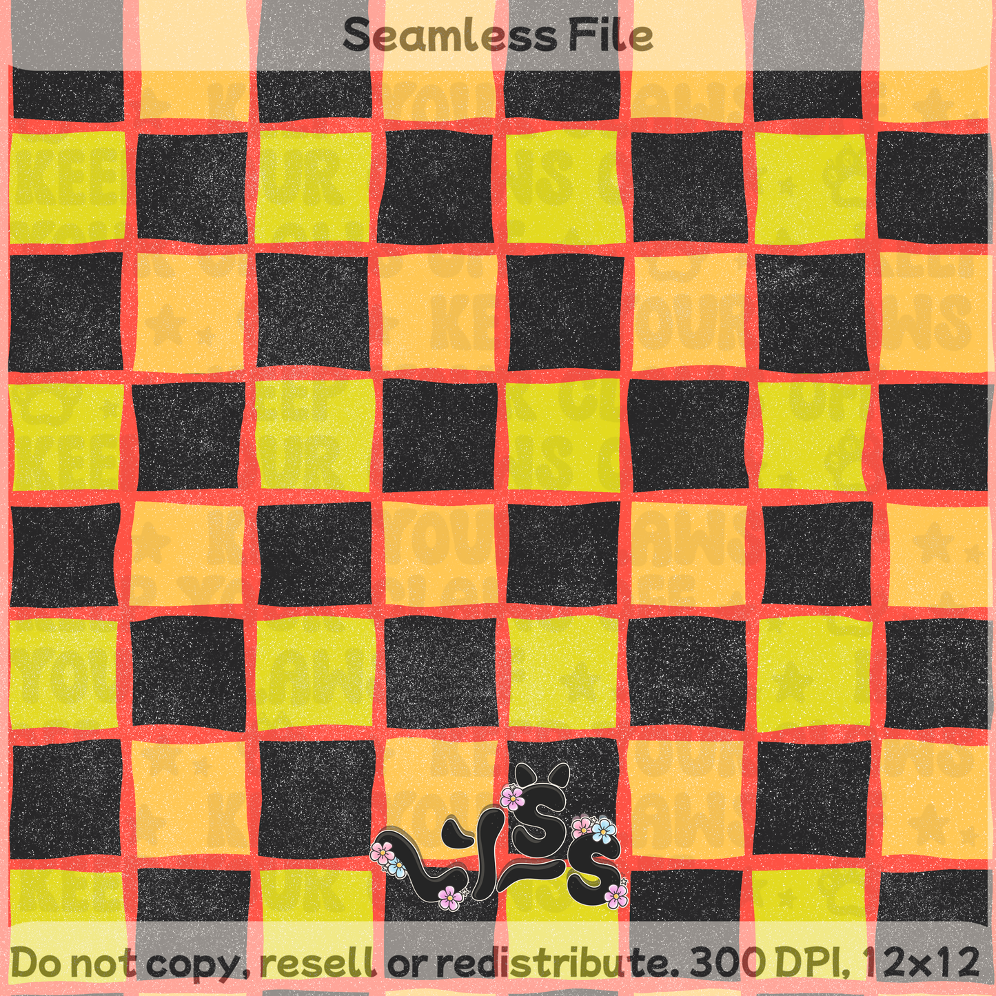 2026 - Lyss Doodles - Seamless Coordinate - 26LD022