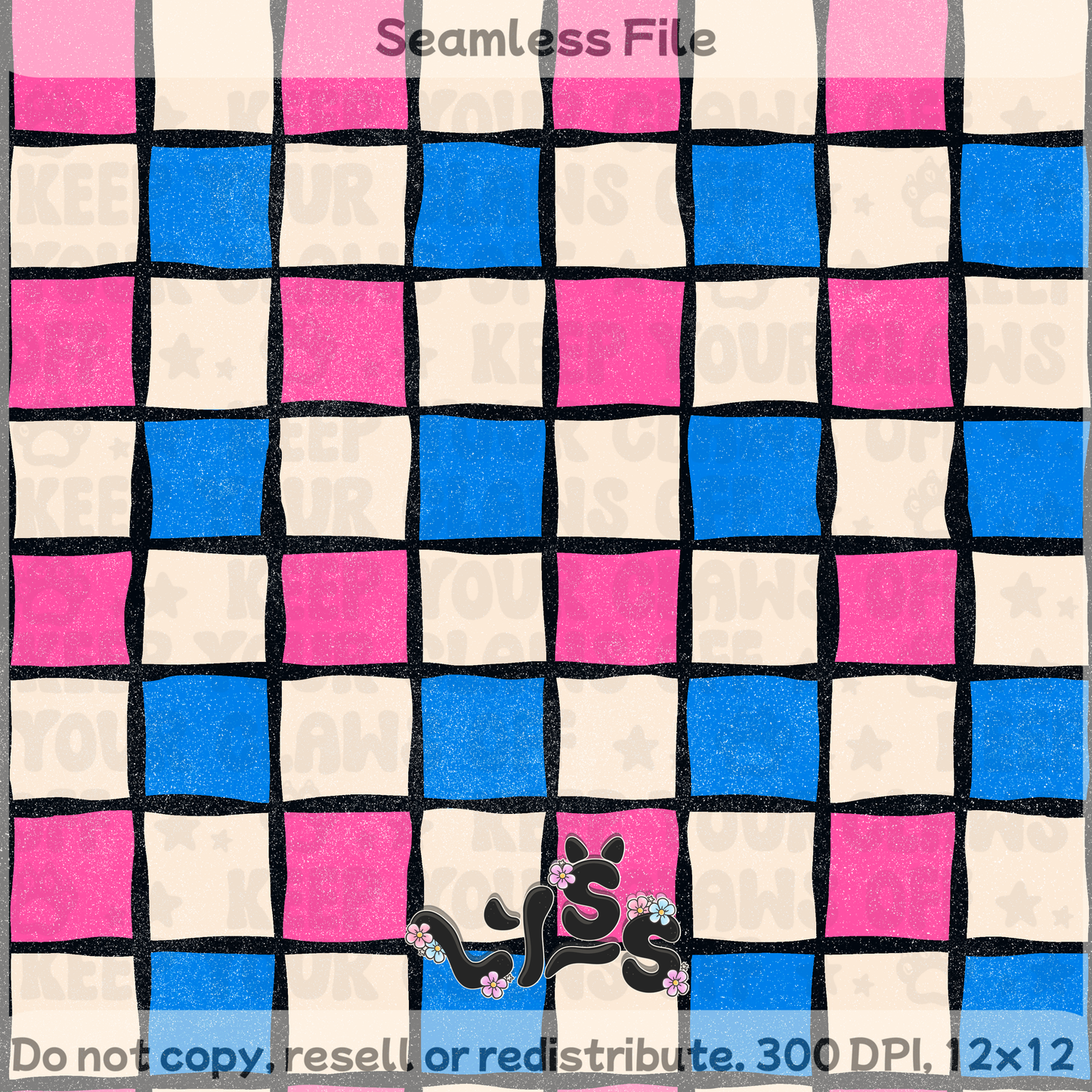 2026 - Lyss Doodles - Seamless Coordinate - 26LD024