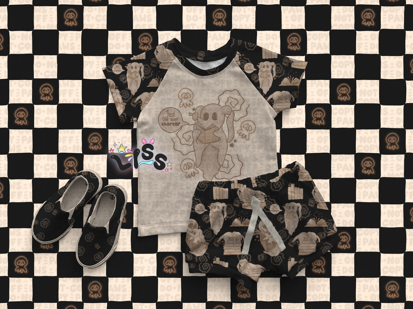 2024 - Lyss Doodles -  PNG Files - Reading Nightmare - 24LD017