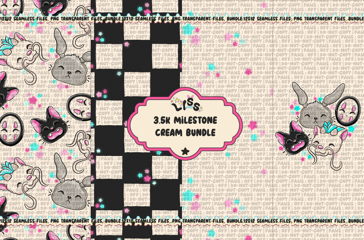 2024 - Lyss Doodles - Seamless - Mains - 3.5K Milestone - Bundles