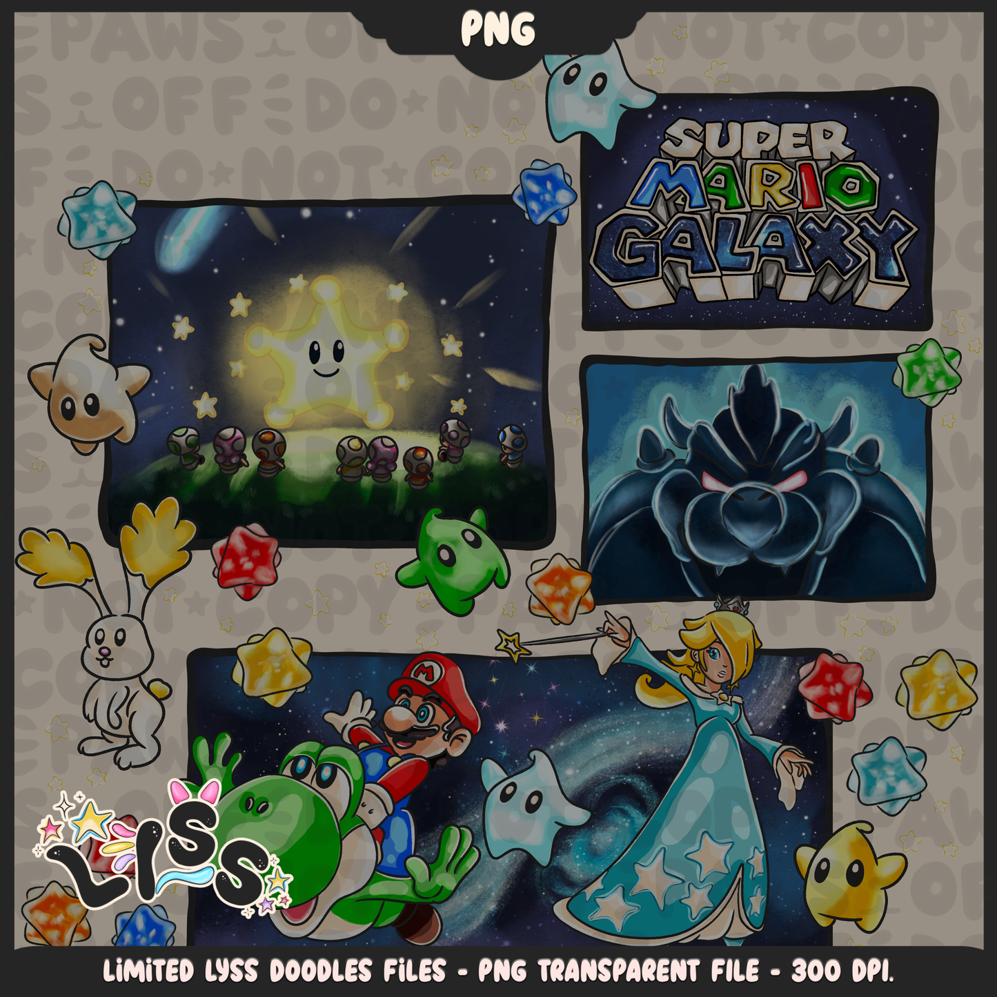 2024 - Lyss Doodles -  PNG Files - MAR10 - 24LD028