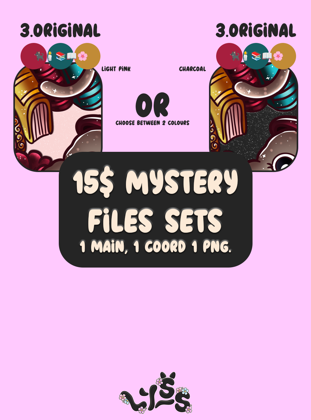 2025 - Lyss Doodles - Seamless - Mystery Files #3 - 25LD036