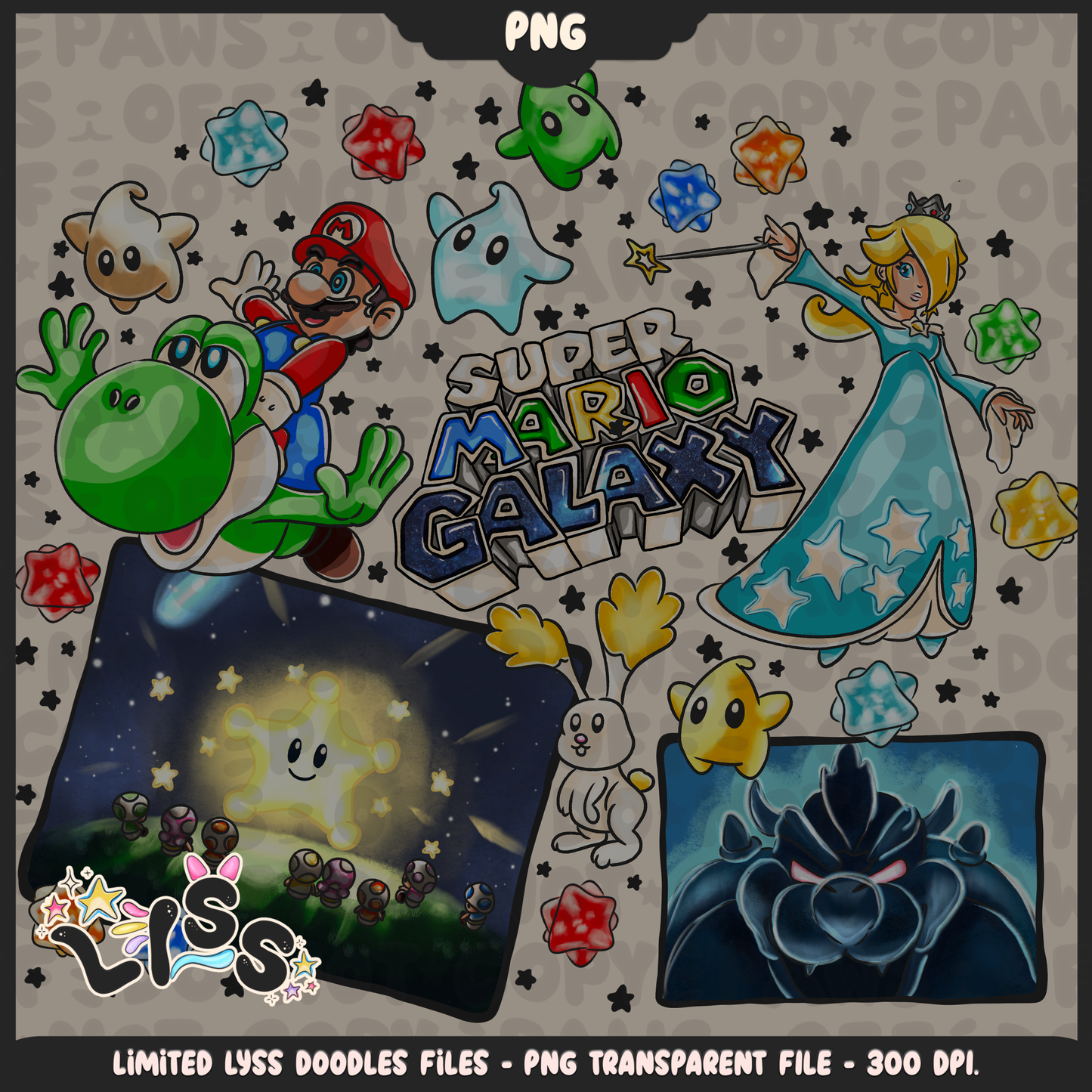 2024 - Lyss Doodles -  PNG Files - MAR10 - 24LD028