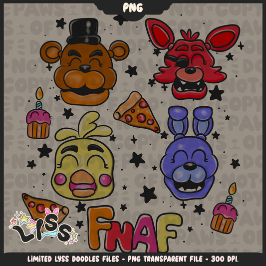 2023 - Lyss Doodles -  PNG Files - Animatronics - 23LD016
