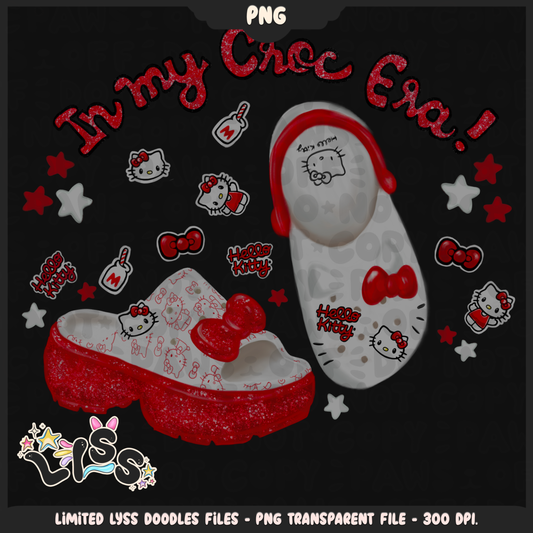 2024 - Lyss Doodles -  PNG Files - HK Birthday -Comfy Shoes - 24LD011