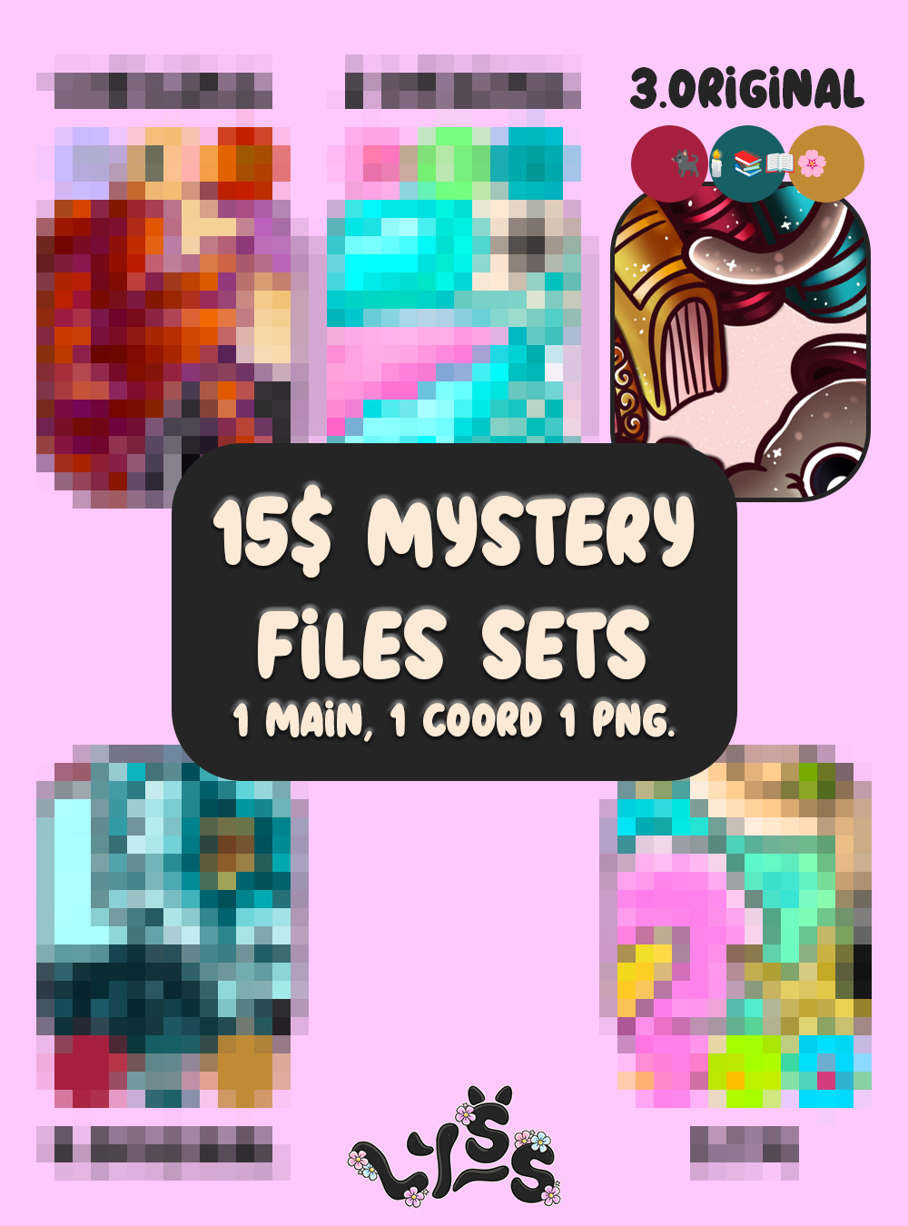 2025 - Lyss Doodles - Seamless - Mystery Files #3 - 25LD036