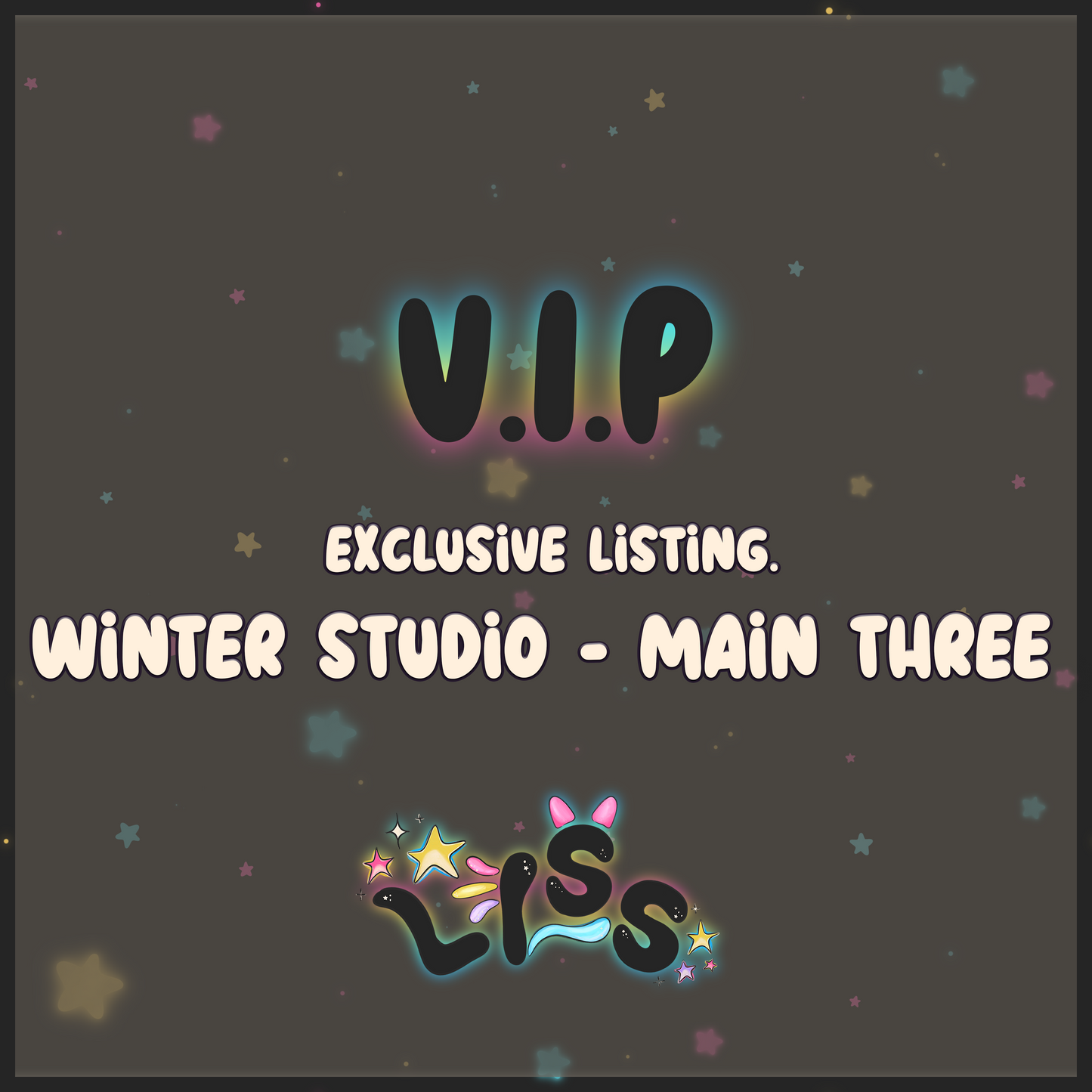 2023 - Lyss Doodles - Seamless - Mains - Winter Studio - 23LD009
