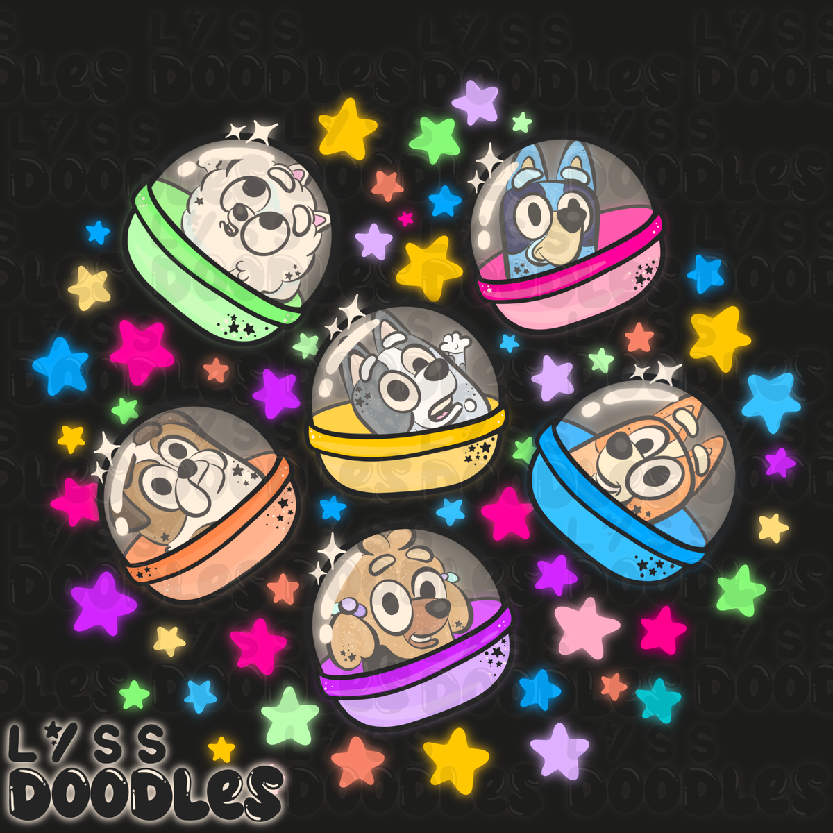 Lyss Doodles -  PNG FIles - 2.5K Freebie