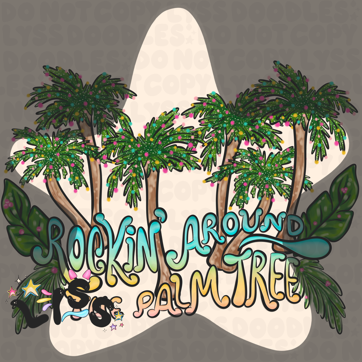 2023 - Lyss Doodles -  PNG FIles - Winter Ocean - 23LD004