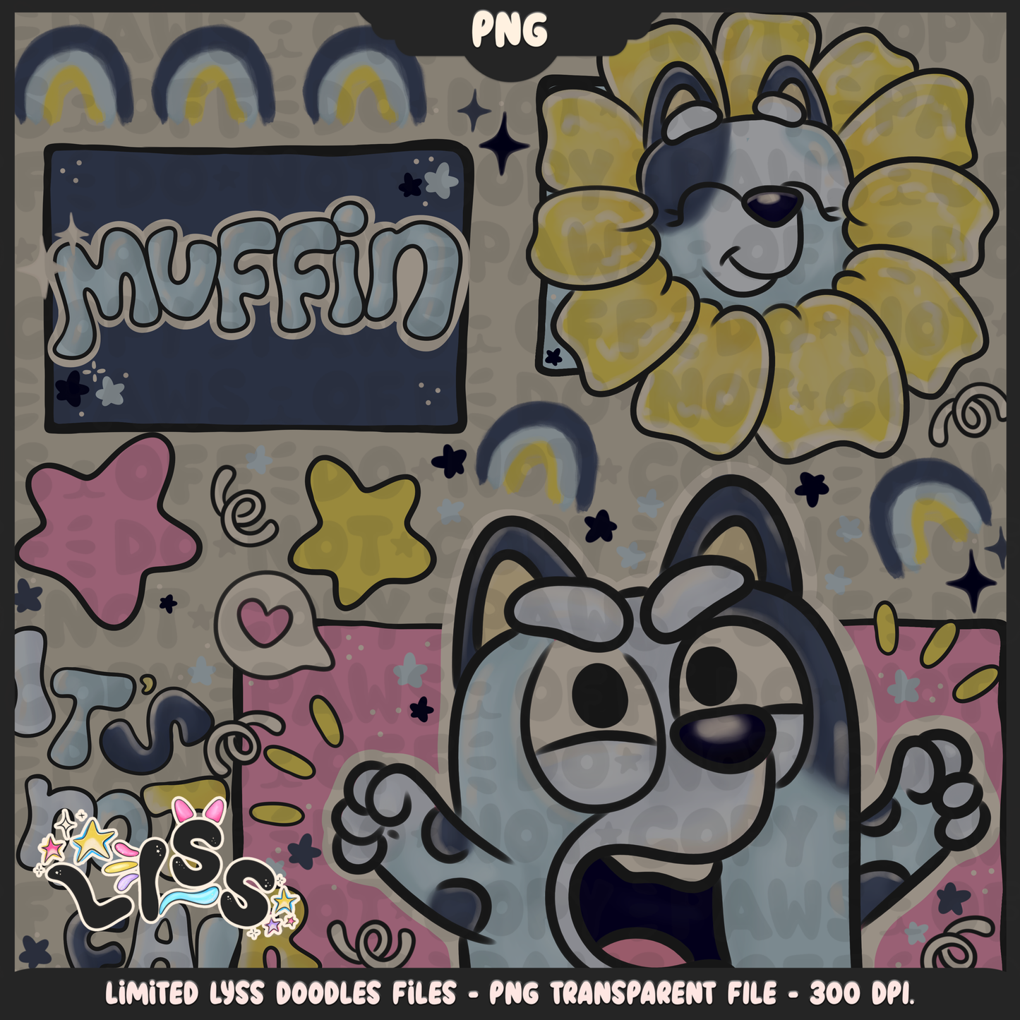2023 - Lyss Doodles -  PNG Files - Fun Kids - 23LD017