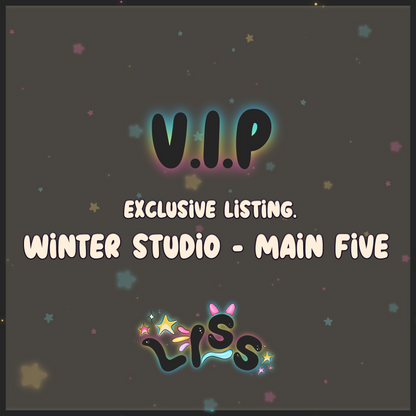 2023 - Lyss Doodles - Seamless - Mains - Winter Studio - 23LD009