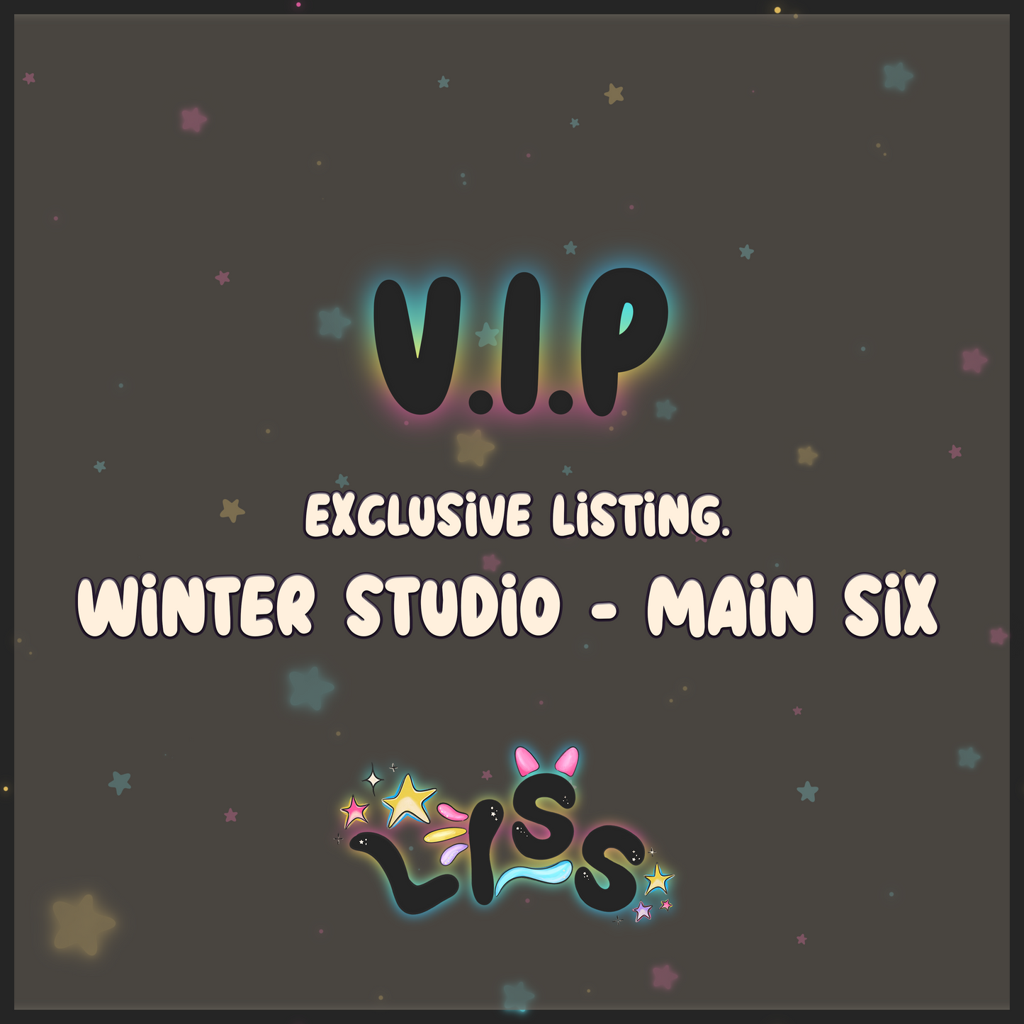 2023 - Lyss Doodles - Seamless - Mains - Winter Studio - 23LD009