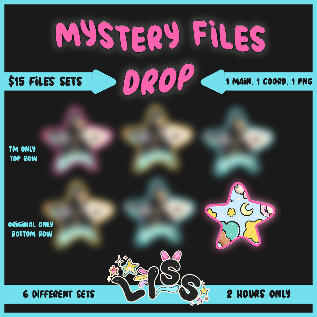 Lyss Doodles - Seamless - Sets - Mystery Files - #6