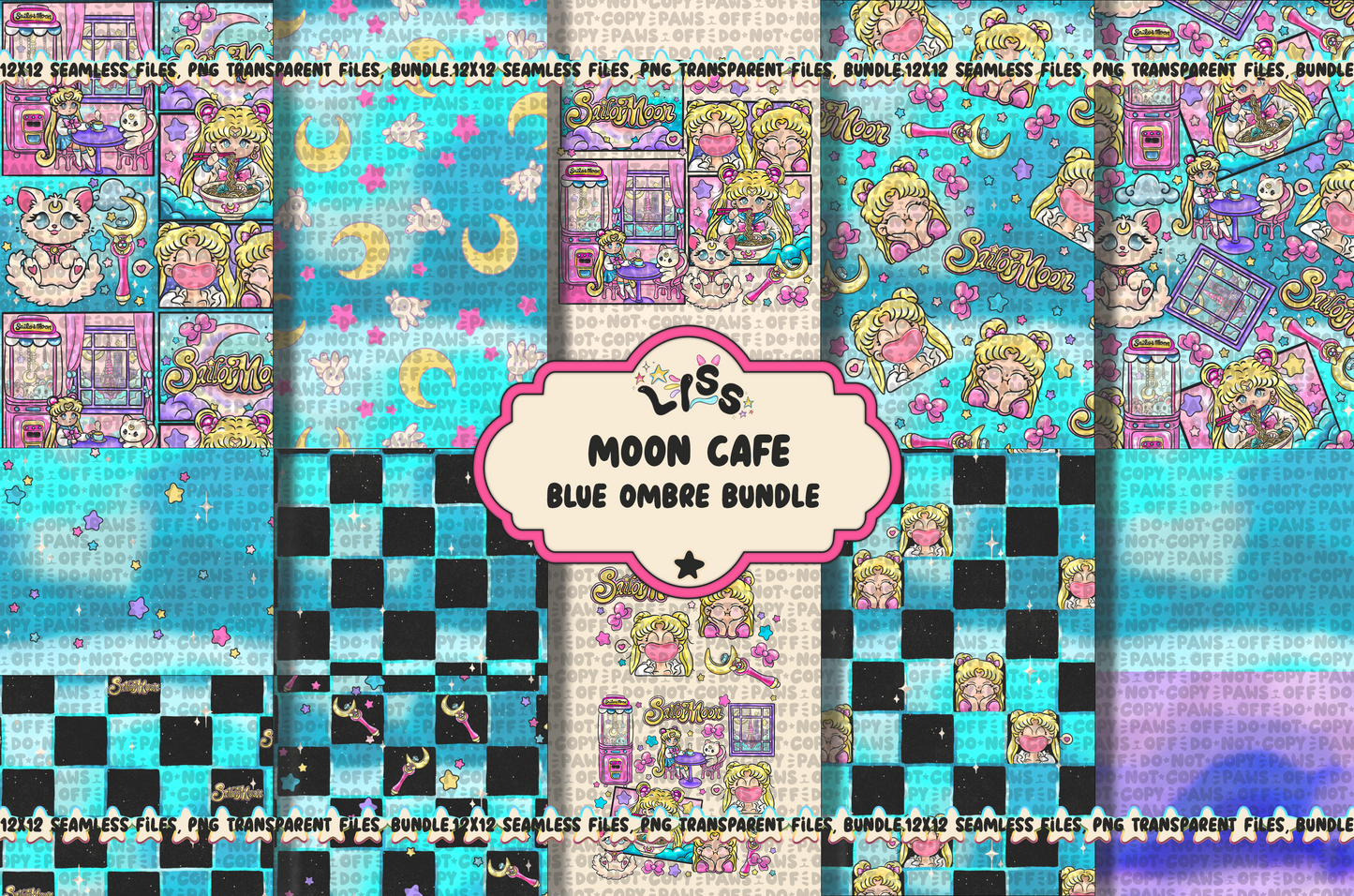 2024 - Lyss Doodles - Seamless - BUNDLES - Moon Cafe