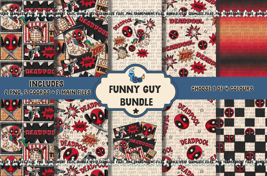 2025 - Lyss Doodles - BUNDLES - Superhero Collection - Funny Guy - 24LD089