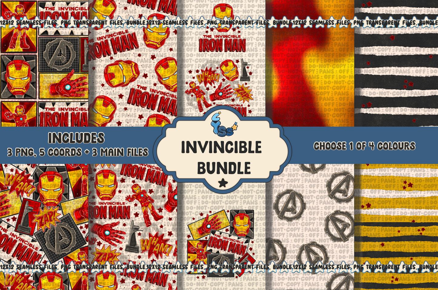 2025 - Lyss Doodles - BUNDLES - Superhero Collection - Invincible - 24LD090
