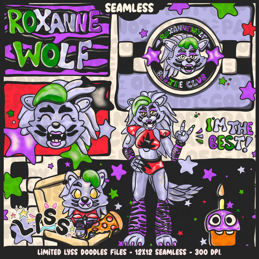 2023 - Lyss Doodles - Seamless - Mains - Animatronics - 23LD016