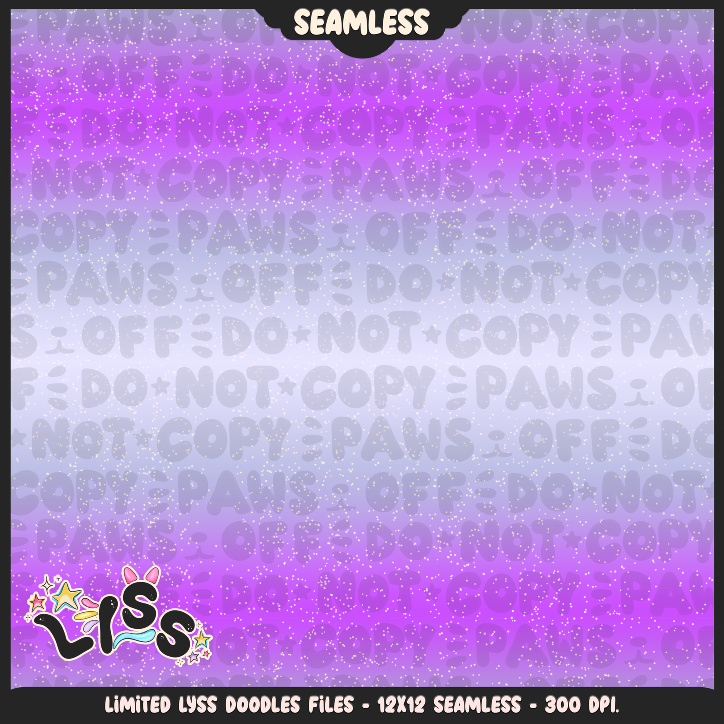 2023 - Lyss Doodles - Seamless - Coordinates - Animatronics - 23LD016