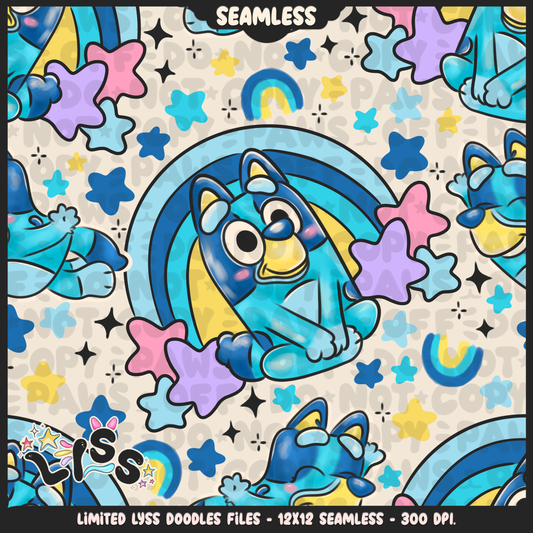 2023 - Lyss Doodles - Seamless - Mains - Fun Kids - 23LD017
