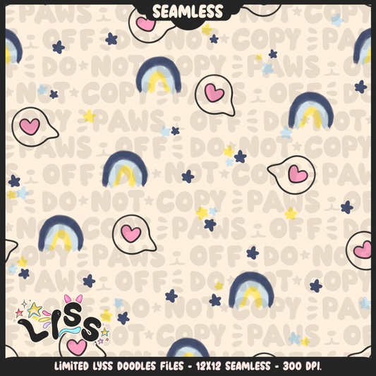 2023 - Lyss Doodles - Seamless - Coordinates - Fun Kids - 23LD017