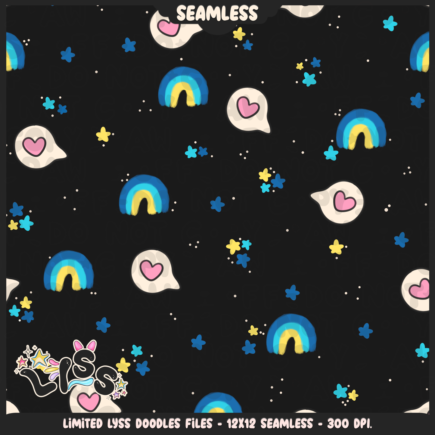 2023 - Lyss Doodles - Seamless - Coordinates - Fun Kids - 23LD017