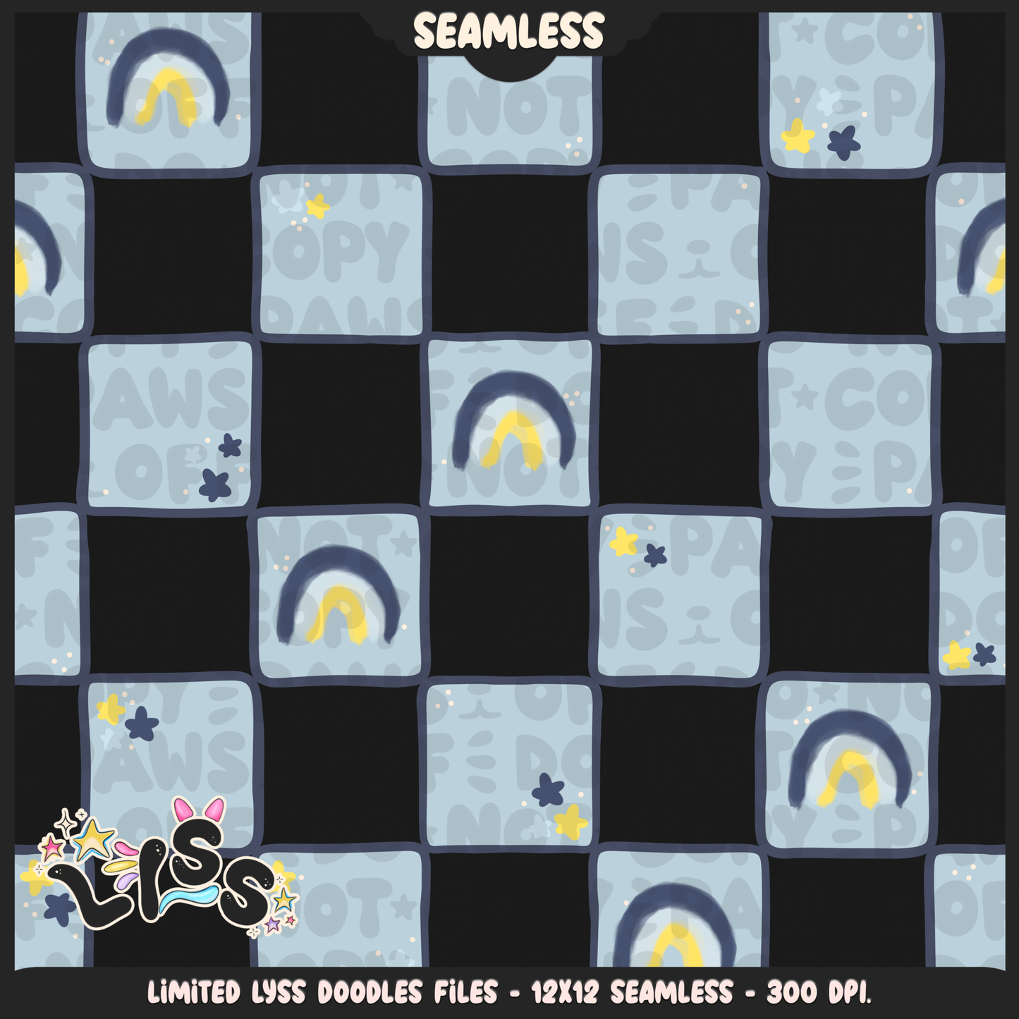 2023 - Lyss Doodles - Seamless - Coordinates - Fun Kids - 23LD017