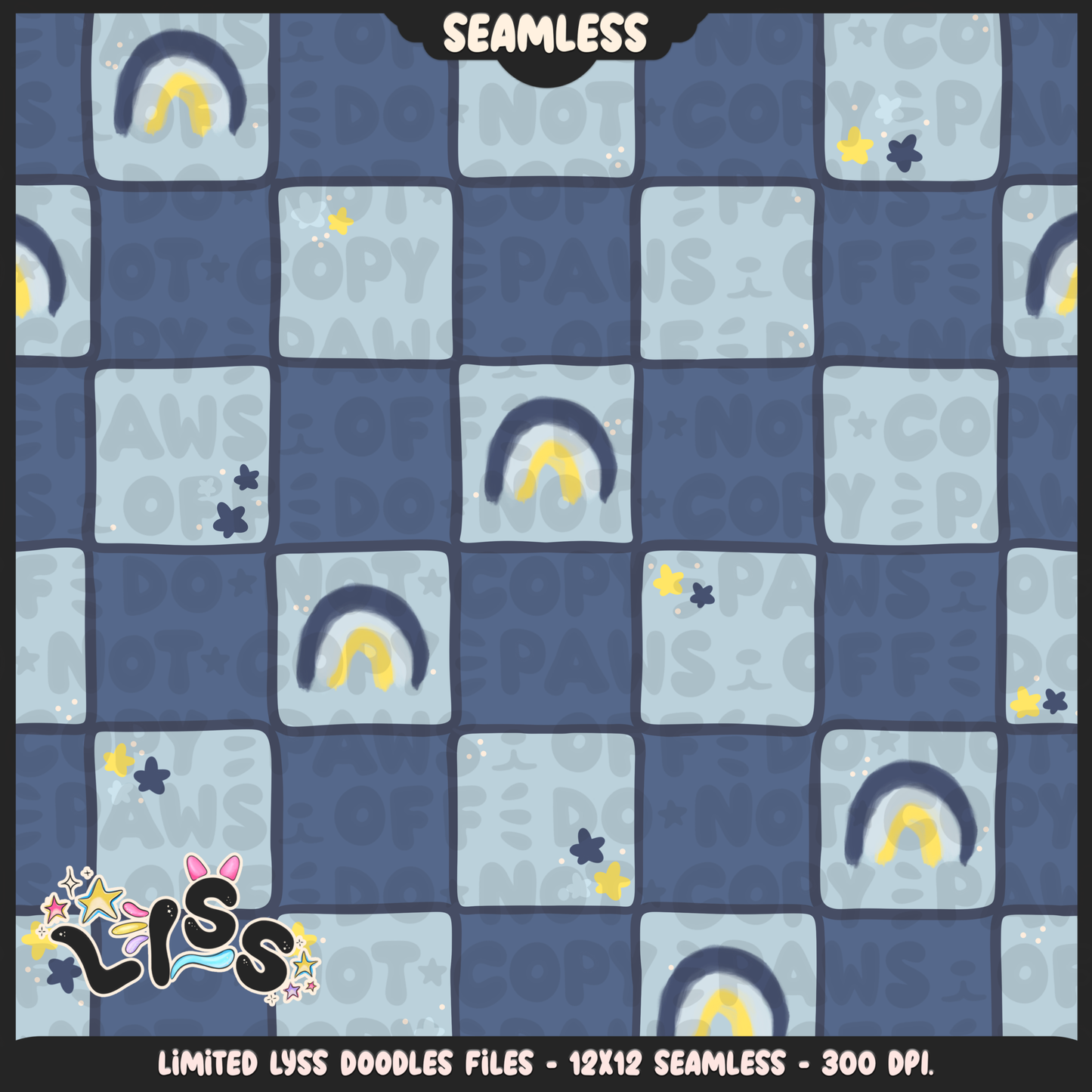 2023 - Lyss Doodles - Seamless - Coordinates - Fun Kids - 23LD017