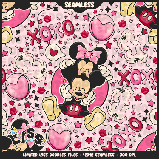 2023 - Lyss Doodles - Seamless - Mains - Lovers - 23LD018