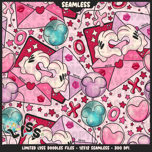 2023 - Lyss Doodles - Seamless - Mains - Lovers - 23LD018