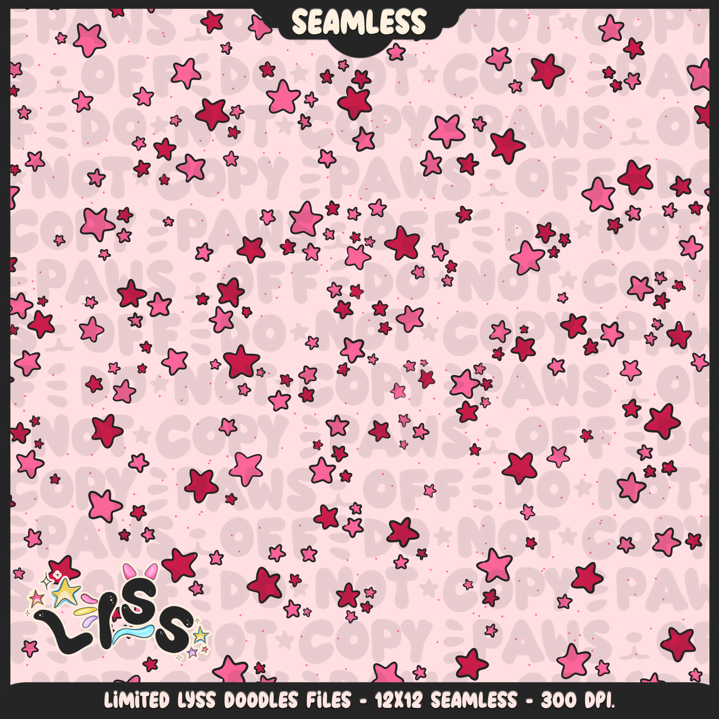 2023 - Lyss Doodles - Seamless - Coordinates - Lovers - 23LD018
