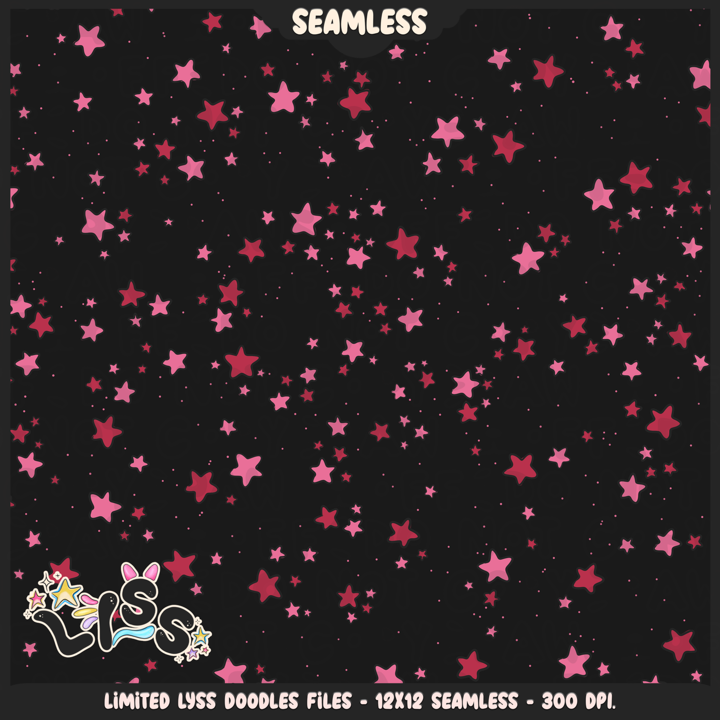 2023 - Lyss Doodles - Seamless - Coordinates - Lovers - 23LD018