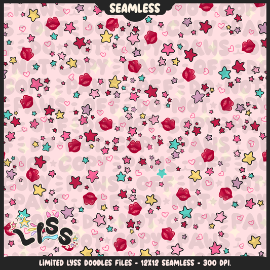 2023 - Lyss Doodles - Seamless - Coordinates - Lovers - 23LD018