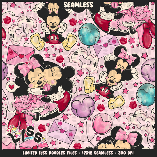2023 - Lyss Doodles - Seamless - Mains - Lovers - 23LD018